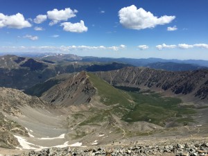 Picture of the view from Grays and
  Torreys.